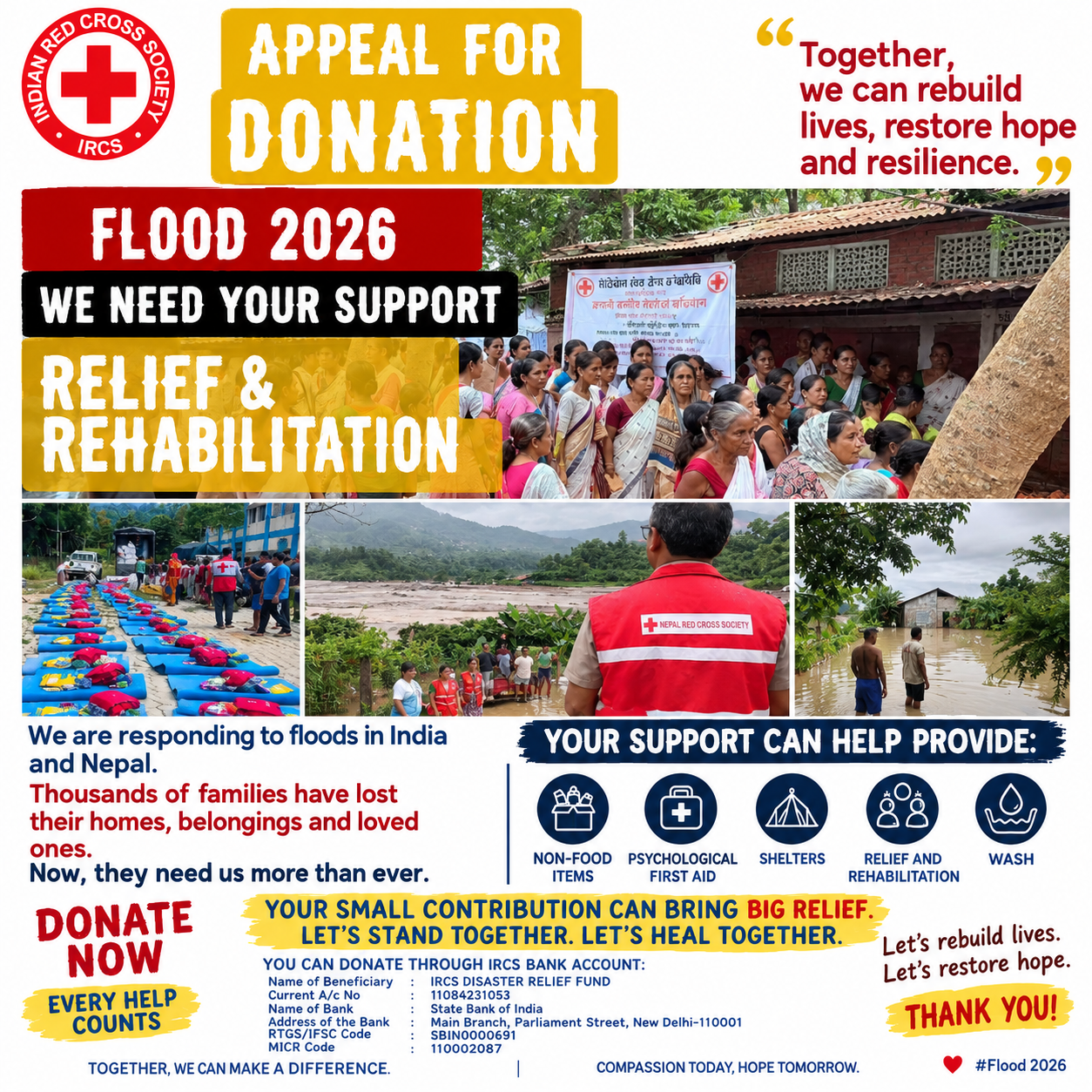 Flood Relief Appeal 2026